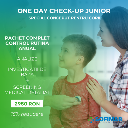 Pachet "One Day Pediatric" – Check-up Complet Copii (Evaluare 360°)